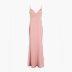 Alice + Olivia Julieta Satin-Crepe Maxi Slip Dress - Size 8